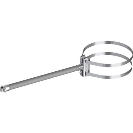 Pröpster 490 515 GFK D:32mm 1,000mm band clamp up to D:800 insulating crossbar
