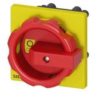 Siemens 3LD9344-5C rotary actuator red/yellow 66x66mm