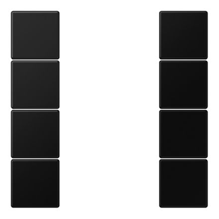 JUNG LS504TSASWM button set F50 series LS | 4-way | graphite black matt