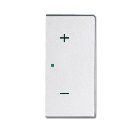 Busch-Jaeger 6237-22-83 Rocker switch, 2-way right, with symbol 'Volume' aluminum silver