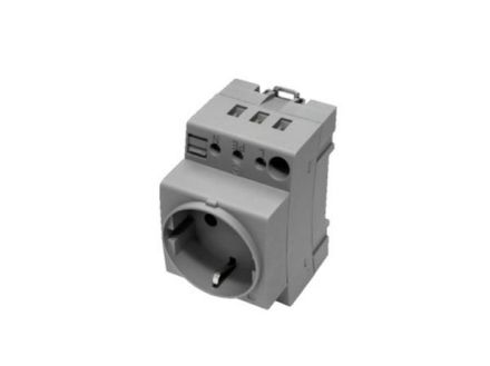 RITTAL 2506120 250V 16A grey Schuko CEE 7/4 VE= 2 pcs. socket