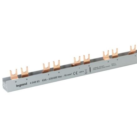 Legrand 404983 Fork comb rail for AFDD with FI/LS 3P+N 16mm 1 meter