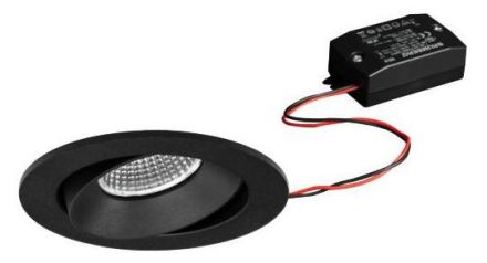 Brumberg 38379183 230V AC 7W 3000K structural LED recessed ceiling spotlight