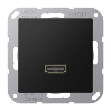 Jung MAA1112SWM Multimedia connection system HDMI, Series A, graphite black matt