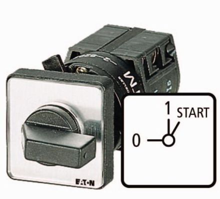 Eaton TM-1-8178/EZ ON-OFF button, contacts: 2, 10 A, front plate: 0-I , 016786