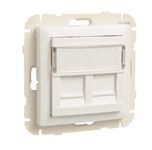 EFAPEL COV RING W/DOUB SUPPORT F/RJ45 CONNECT ICE