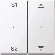 MERTEN MEG5227-0325 rocker 2-way active white glossy