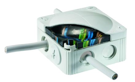 Wiska 10060457 Combi IP 68 Set 308 grey cable junction box