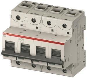 ABB Stotz-Kontakt S804N-B100, high-performance circuit breaker, 100A,B,400VAC=Icu 36kA,690VAC=Icu 4.5kA, 4P, 2CCS894001R0825