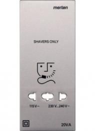 MERTEN 213560 central plate aluminium System M