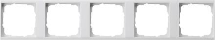 Gira 146527 support plate 5-way Gira Event pure white matt