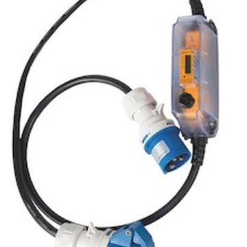 KDK Dornscheidt plug coupling CEE 16A meter Disp AC adapter plug meter