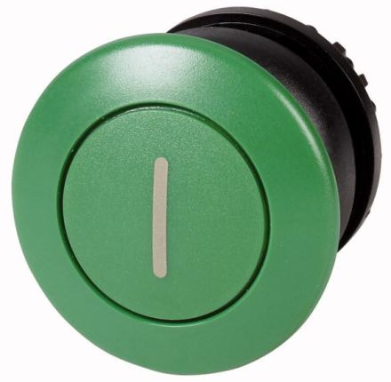 Eaton M22S-DP-G-X1 mushroom pushbutton, green I, momentary, 216723