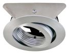 EVN 619014 round black aluminum GX5.3 max.50W 12V cardan recessed ceiling spotlight