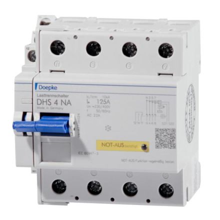 Doepke 09900012 Load disconnector DHS 4-125 NA with emergency stop