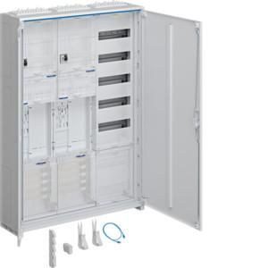 Hager ZB33SEH25LS complete cabinet 5 rows eHZ 1100x800x205mm