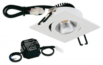 EVN PC24N90102 P Q. black white 3000K 8.4W 1010lm NG LED recessed ceiling spotlight