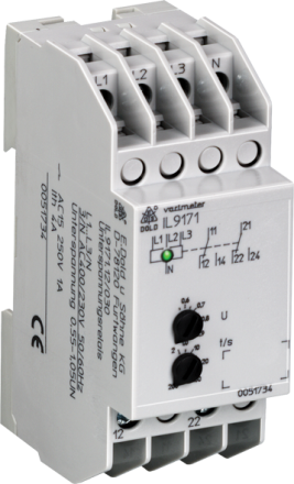 Dold 0059285 IL9171.12/031 0.55-1S/0.5-20T/S 220V undervoltage relay