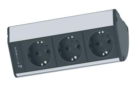 EVOline DOCKCUISINE DockCusine silver anodized/black, silver anodized