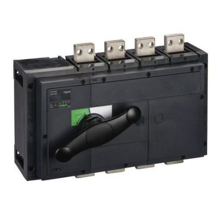Schneider Electric 31335 INS1250 4P with black rotary actuator switch disconnector
