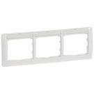 Legrand 771015 frame 3-way horizontal Galea Ultrawhite white, (white)