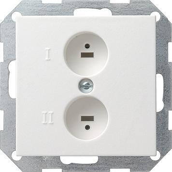 Gira 040203 Stereo speaker socket System 55 pure white