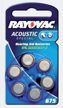 Varta V675 Acoustic RAYOVAC button cell