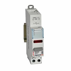 Legrand 412919 button CX3 20A 1NC LED RT12/48V