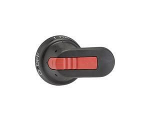ABB Stotz-Kontakt OHB65J6, pistol grip black 65mm shaft 6mm IP65 labeling 0 OFF-1 ON, 1SCA022380R9660