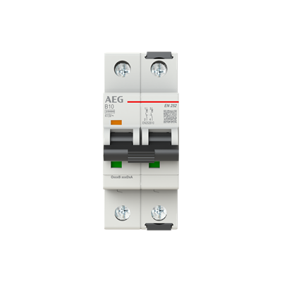 Busch-Jaeger 2CDS382088R0105 EN252B10 B 25kA 10A 2P circuit breaker