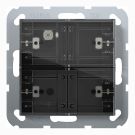 GIRA 501200 KNX pushbutton sensor 4 System 55 | 2-fold, standard