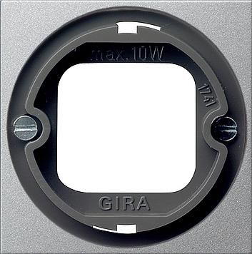 Gira 065926 Cover light signal bayonet system 55 color aluminum