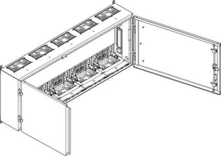 ABN protective insulated IP54 1300x502x225mm wall housing (SP53)