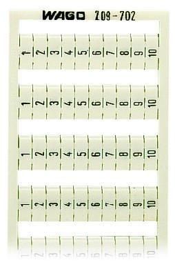 Wago 209-702 Imprint 1-10 WSB Designation