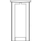 Ritto 1582970 Portier rain cover, white