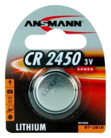 Hückmann 112636 Ansmann CR2450 3V/550mAh lithium button cell