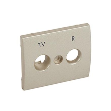 Legrand 771483 antenna cover for 2-hole Galea titanium, (Titanium)