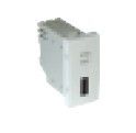 EFAPEL USB CHARGER TYPE A - 1 MOD WHITE