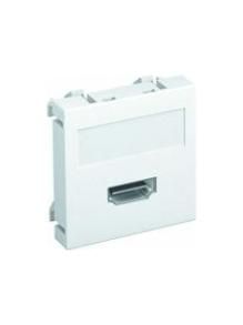 OBO Bettermann MTG-HD S RW1 socket with screw 45x45mm multimedia carrier HDMI, 6104802