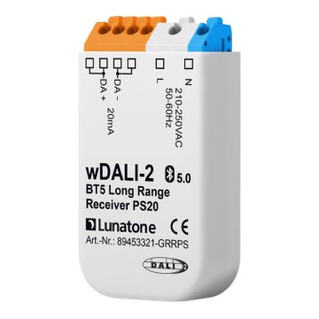 LUNATONE 89453321-GRRPS wDALI-2 radio coupling module | Receiver BT, 20 mA
