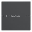 GIRA 5031928 rocker set writable for push button sensor 4 | 1-way | anthracite