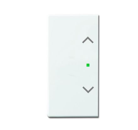 Busch-Jaeger 6232-20-84 rocker switch, 2-way left/right, with symbol 'blind' studio white