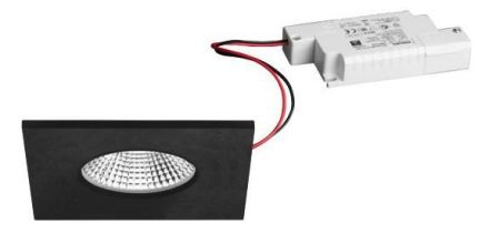 Brumberg 39481183 230V AC 7W 3000K structural LED recessed ceiling spotlight