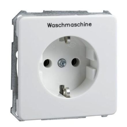 ELSO 205124 socket insert printed washing machine 16A pure white