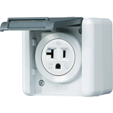 Jung 821-20USW socket, US standard NEMA 20 A 125 V ~, WG 800