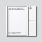 Siedle TM 612-1 W button module in white