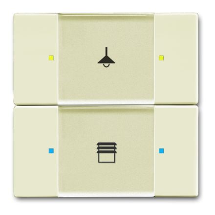 BUSCH-JAEGER 6126/02-82 KNX touch sensor control element | 2-way | ivory white