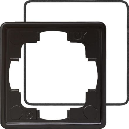 Gira 025147 cover frame 1f (IP21) S-Color Black