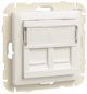 EFAPEL COV RING W/DOUB SUPPORT F/RJ45 CONNECT GRAY