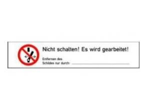 PROTEC.class 05102157 Inspection stickers and warning signs PWANS (10 pcs.) Warning sticker Do not switch